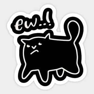 EW Cat Sticker